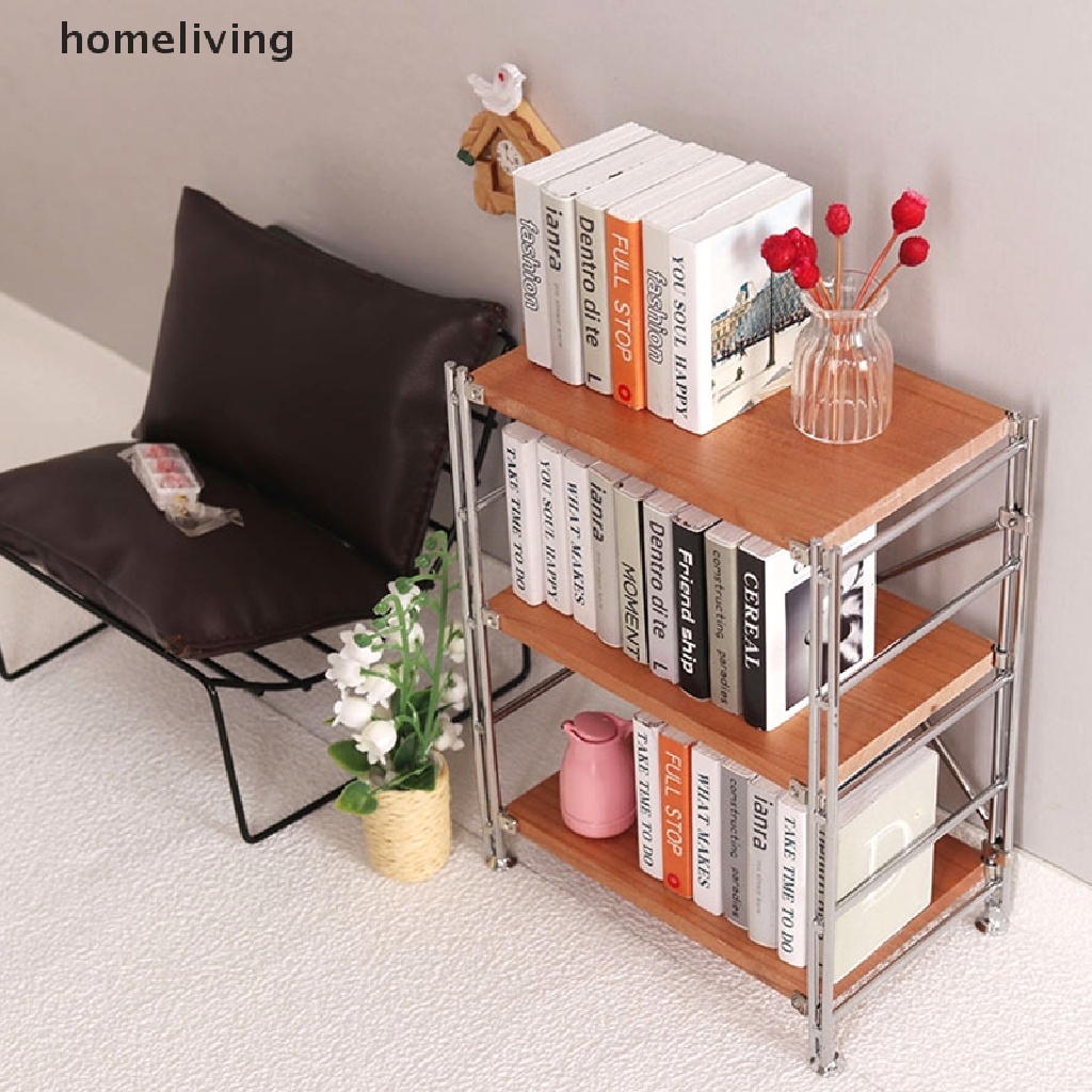 Kệ Đứng Đựng Sách / Đồ Chơi Siêu Thị Trang Trí Nhà Búp Bê Tỉ Lệ 1: 12