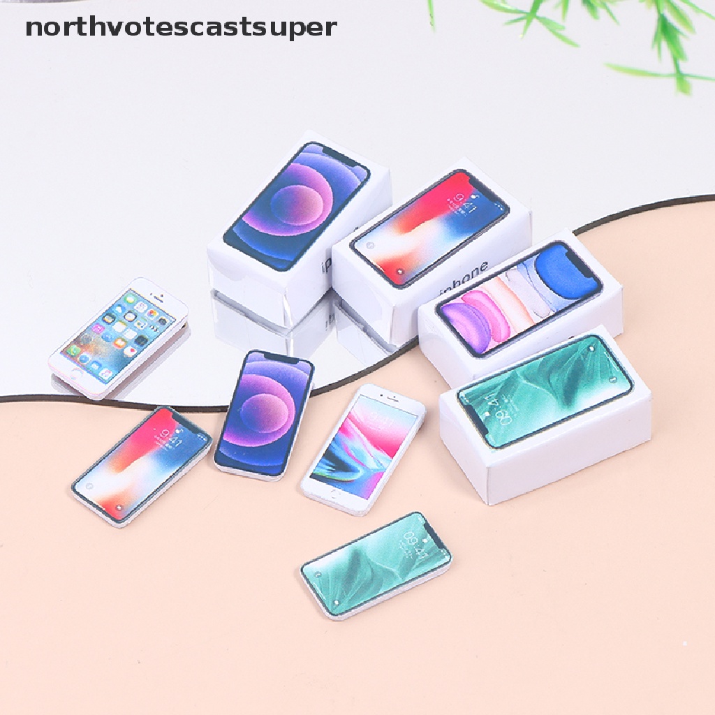 Mô Hình Điện Thoại Di Động Northvotescastsuper Tỉ Lệ 1: 12 Trang Trí Nhà Búp Bê