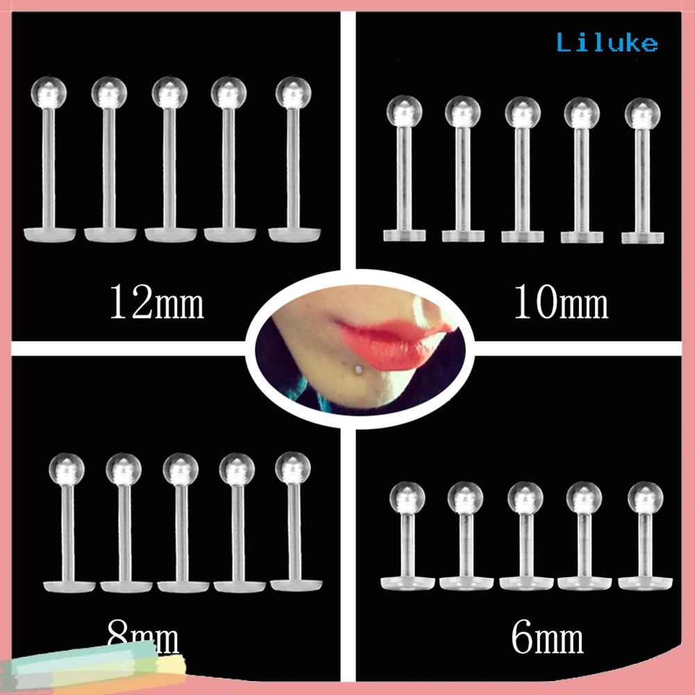 Set 5 Khuyên Đeo Mũi, Tai, Môi Chuyên Dụng