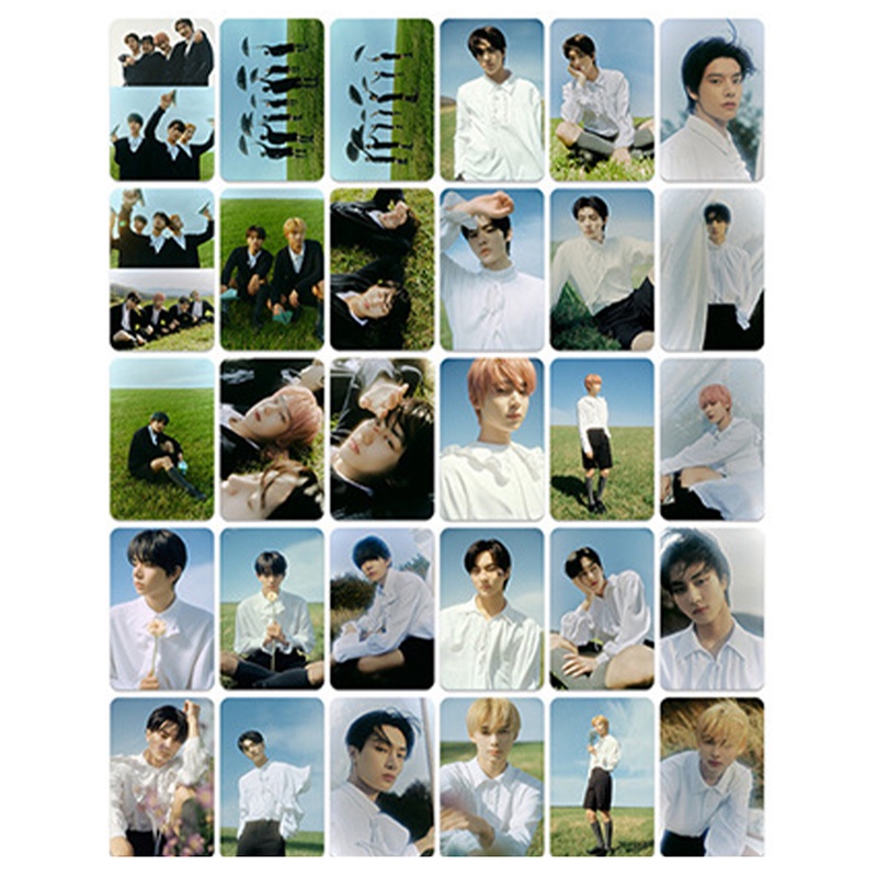 Hộp 30 Ảnh Lomo card Nhóm Nhạc kpop Vespa,E Eunhypen ,BTS,GOT7,ITZY ,blcky Thẻ