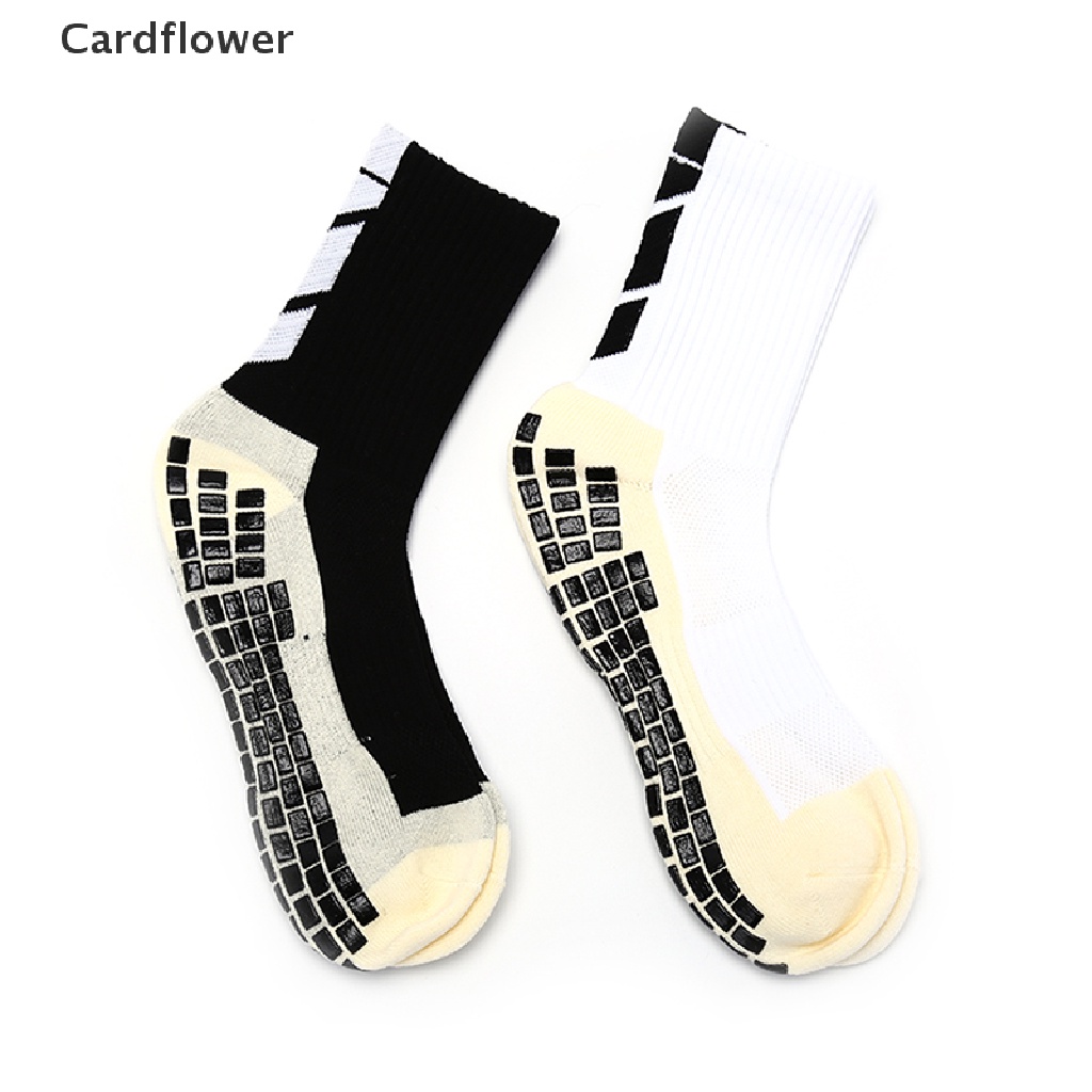 < Cardflower > Vớ Thể Thao Đá Bóng Cotton Chống Trượt Cho Nam Giảm Giá