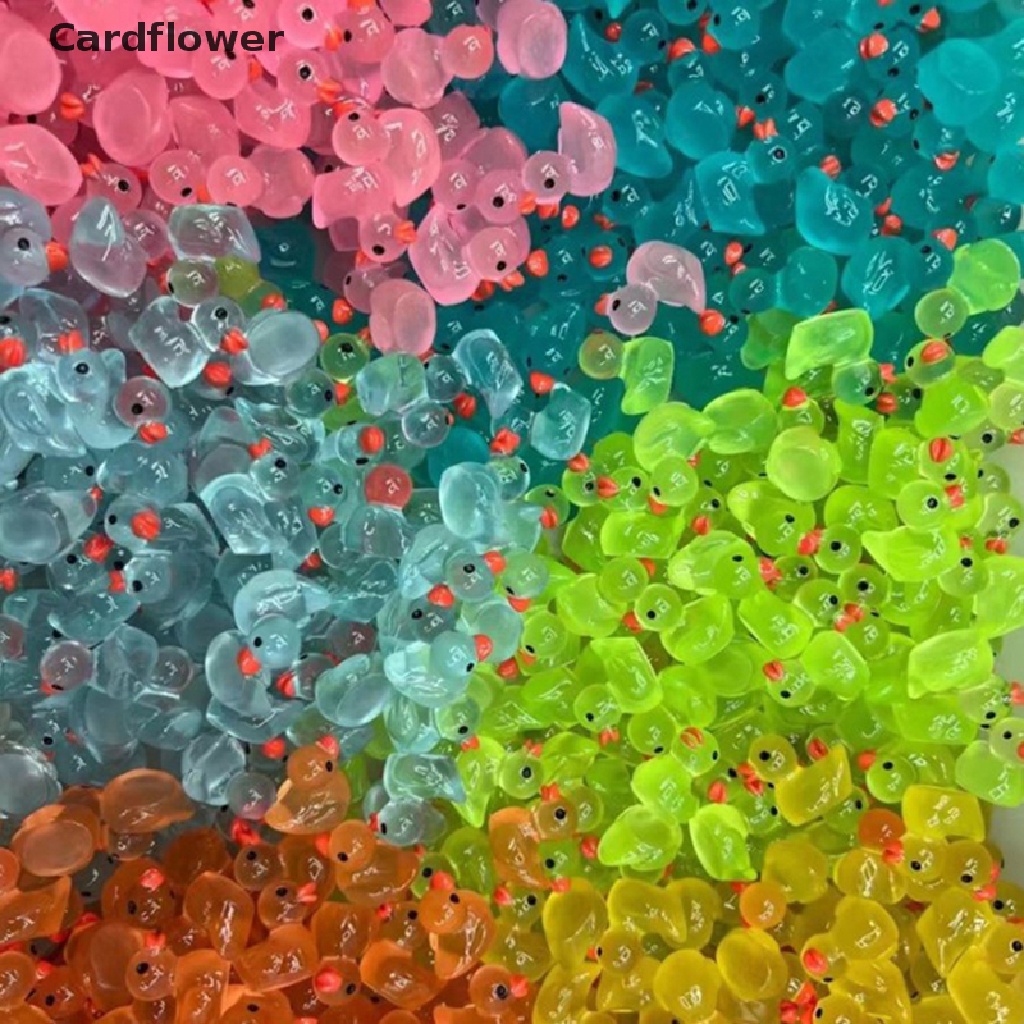 < Cardflower > Set 10 Tượng Phát Sáng Trong Bóng Tối Đồ Chơi Búp Bê Bằng Nhựa Resin Craf Đang Giảm Giá