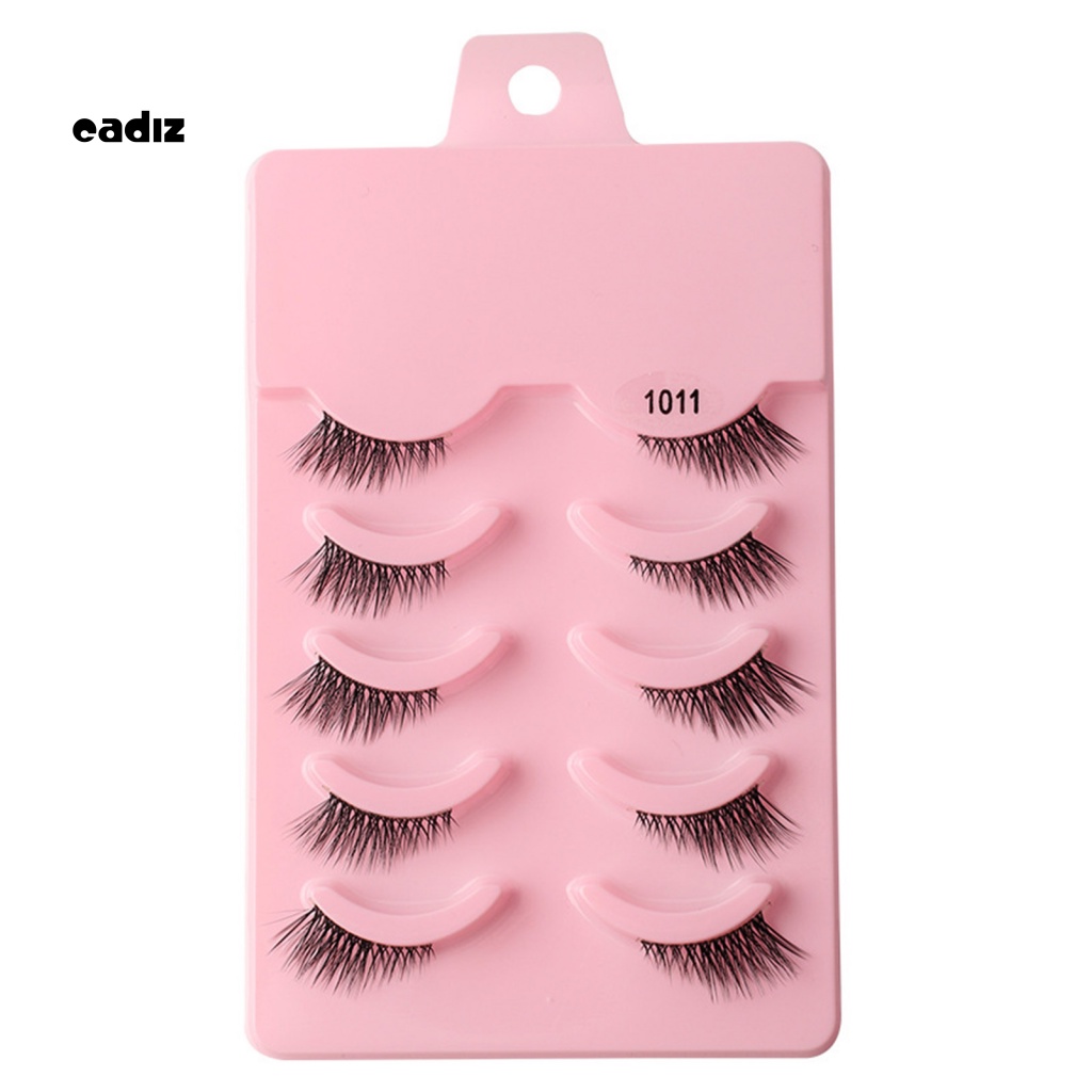 Hộp 5 Cặp Lông Mi Giả Trang Điểm Làm Đẹp