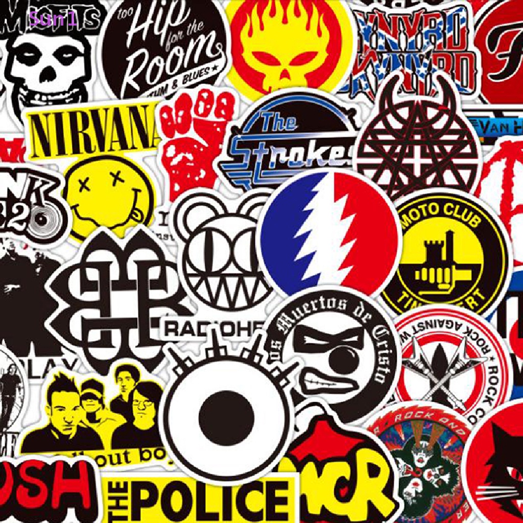 Bộ 100 Sticker Graffiti Sun1 &gt; 100 Miếng Dán Trang Trí Ván Trượt / Laptop / Xe Đạp / Xe Hơi