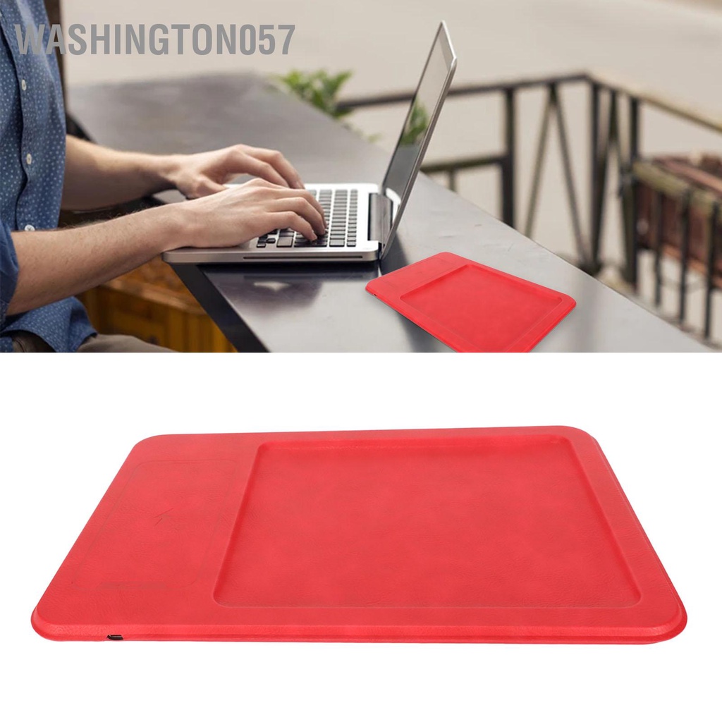 Washington057 Tấm Lót Chuột Sạc Ergonomic Mềm Mại Thoáng Khí Mousepad Thảm Cho Gia Đình Chơi Game Văn Phòng Đỏ