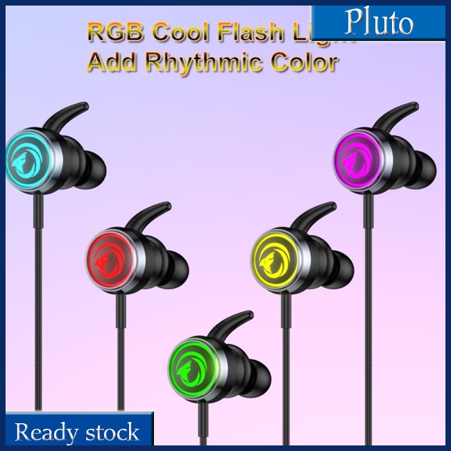 Mới Tai Nghe Nhét Tai Kỹ Thuật Số Kèm Mic Có Đèn Rgb Chuyên Dụng Chơi Game