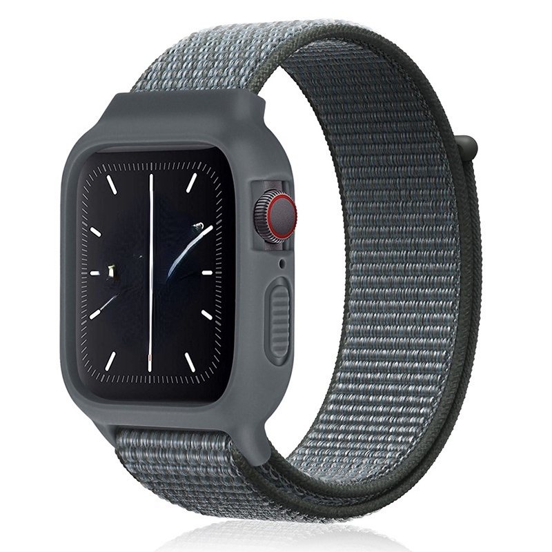 Dây Đeo Nylon Thay Thế 38mm 42mm 40mm 44mm 41mm 45mm Cho Iwatch Series 7 6 SE 5 4 3 2 1 t500 pro x8 x7 d20 y68