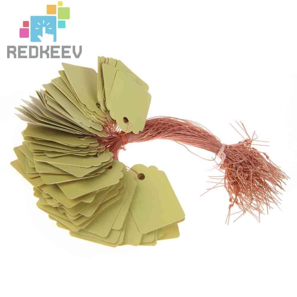 Set 100 Nhãn Nhựa Gắn Chậu Hoa Trang Trí