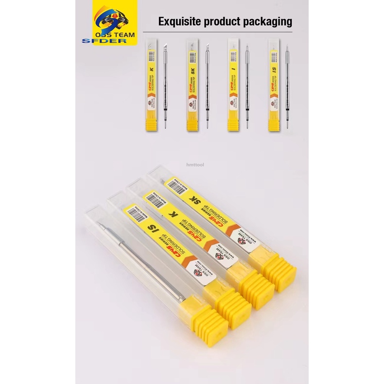 OSS C245 I IS K SK Đầu Hàn Đầu Sắt Hộp Mực Tương Thích Cho Trạm Hàn T245 Công Cụ Sửa Chữa Điện Thoại