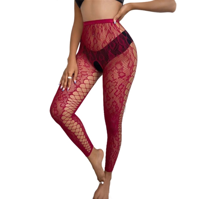 Youyo Quần Tất Lưới Họa Tiết Da Báo Hở Đáy Quyến Rũ Dành Cho Nữ