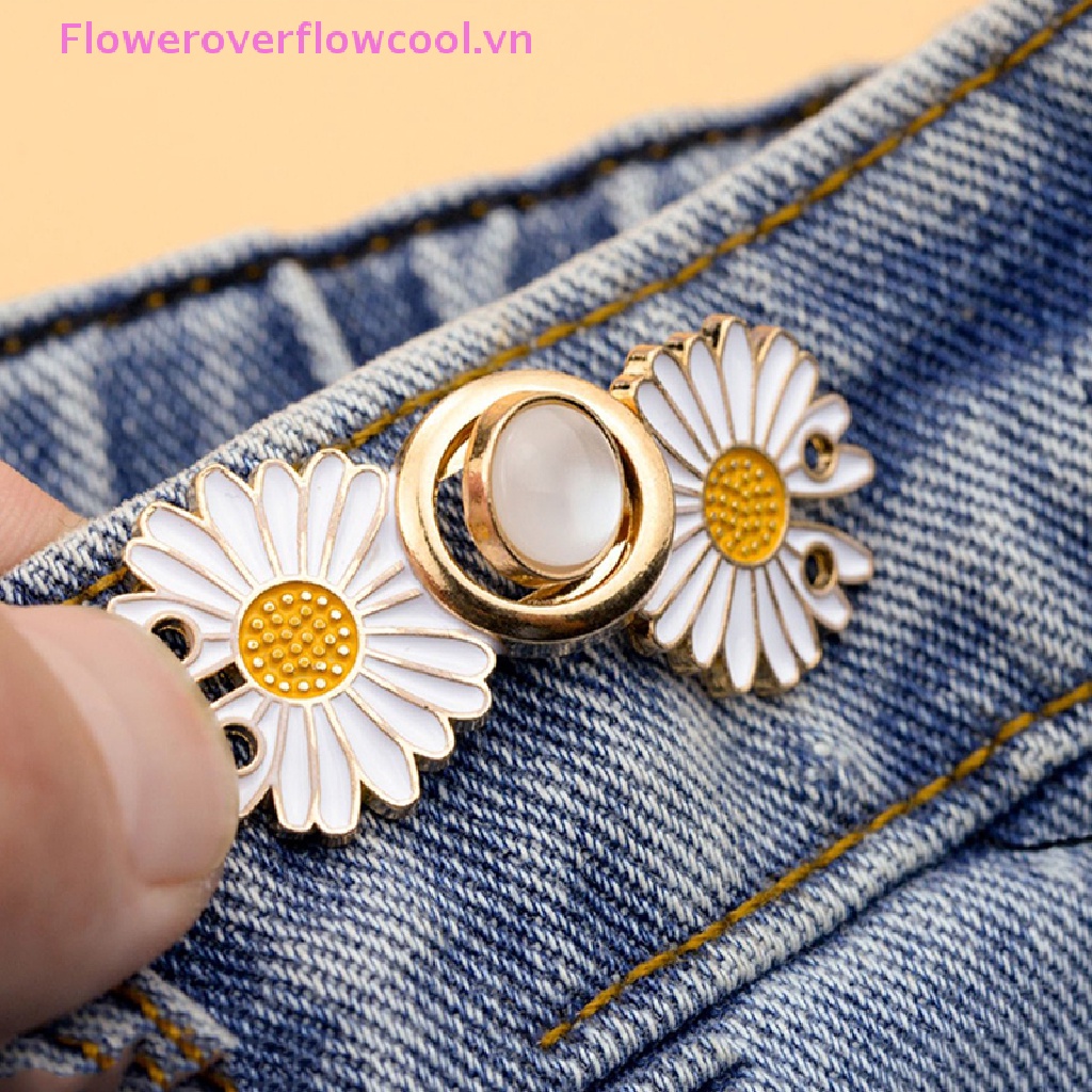 Bộ 5 Khóa Kim Loại Cố Định Quần Váy Jean Điều Chỉnh Được