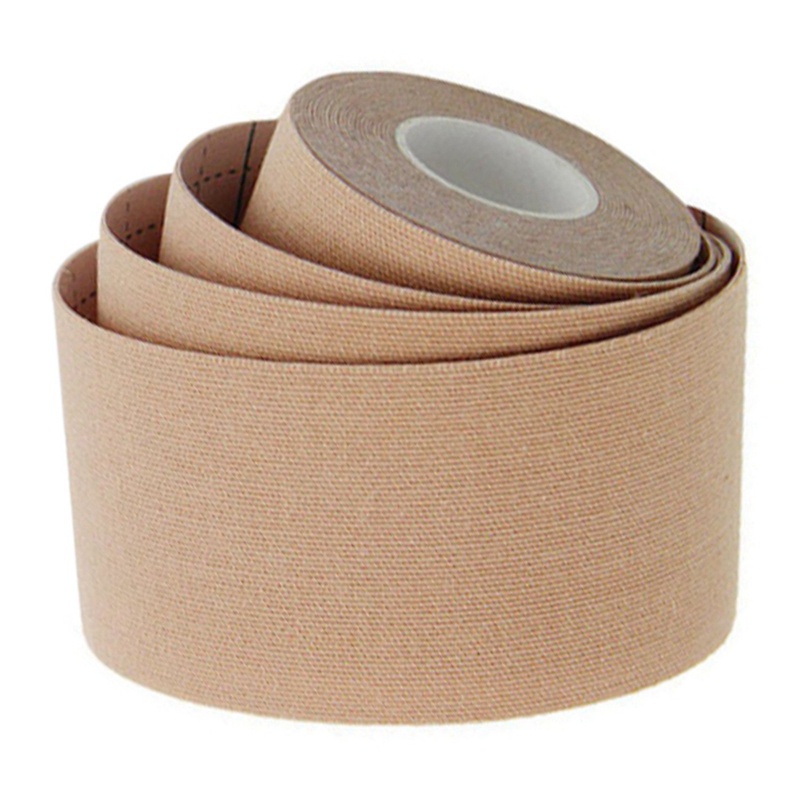 Set 2 Cuộn Băng Dán Thể Thao Kinesiology Có Thể Bị Thương Cho Đầu Gối / Đầu Gối / Băng Keo Kinesiology Màu Đen Da