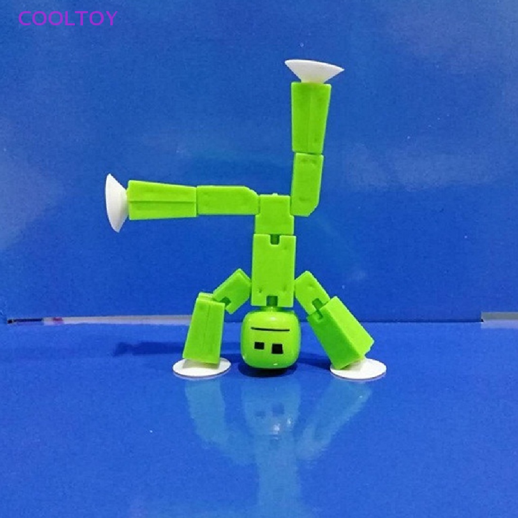 Cooltoy Set 2 Búp Bê Hoạt Hình Stikbot Có Giác Hút Màu Sắc Ngẫu Nhiên