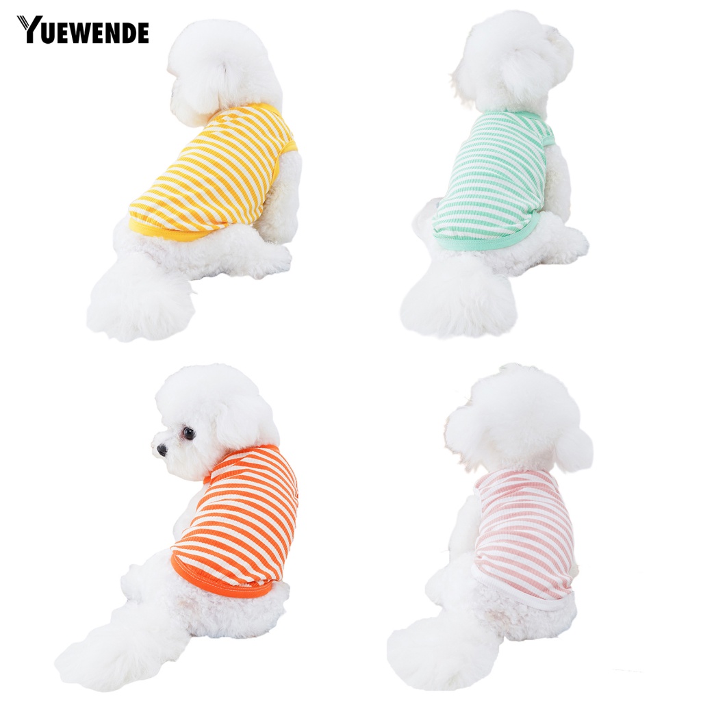 Áo Không Tay Họa Tiết Sọc Thời Trang Mùa Hè Dành Cho Thú Cưng