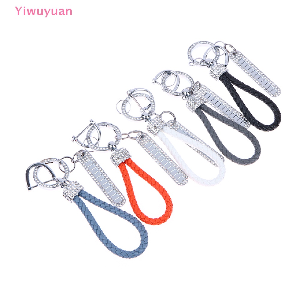 (MớI) Móc KhóA ĐíNh Kim Cương Giả MàU Đỏ Cho Xe Hơi
