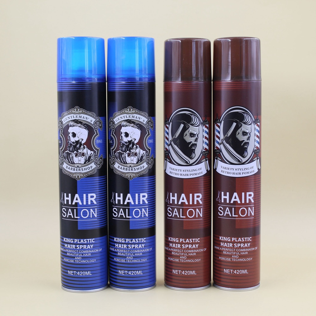 Gôm Xịt Tóc HAIR SALON King Plastic Hair Spray, Keo Xịt Tóc HAIR SALON King Plastic Hair Spray 420ml | MORRIS MORGAN