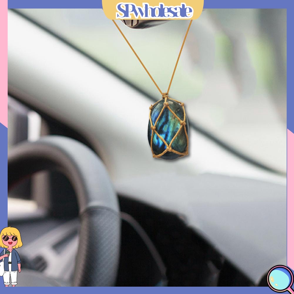 &lt;SPwholesale&gt; Vòng cổ Mặt Đá Mặt Trăng Tự Nhiên Lấp Lánh