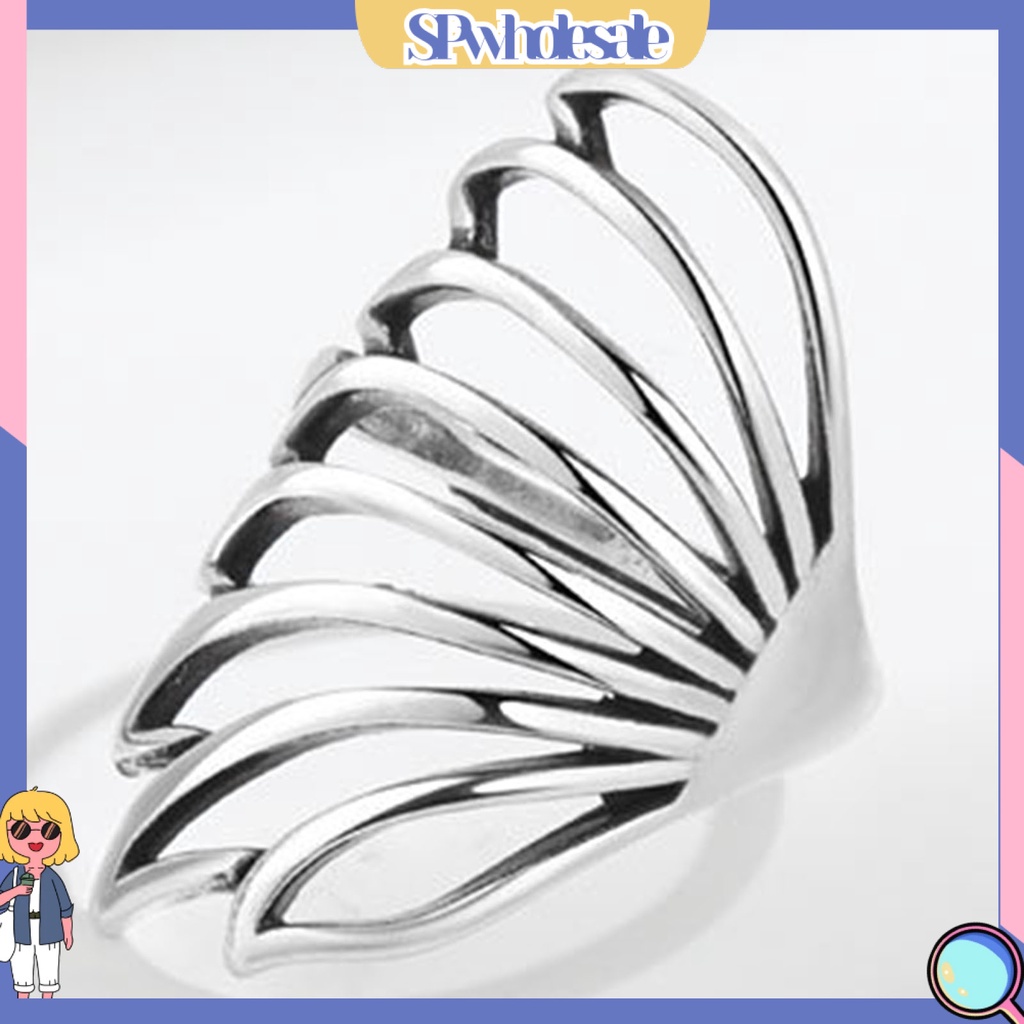 <SPwholesale> Nhẫn Hở Hình Bướm Bằng Đồng Phong Cách Hip hop