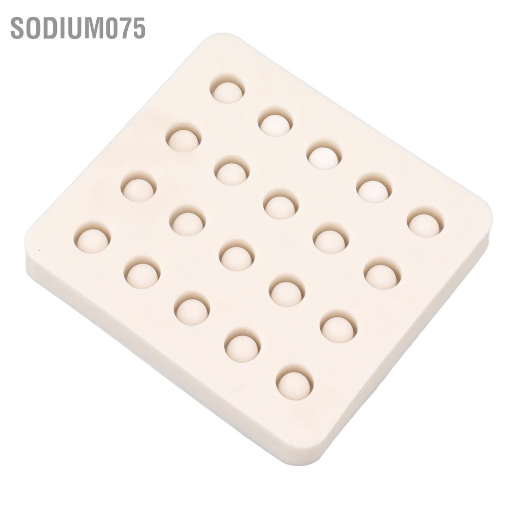 Sodium075 Ong Chúa Nuôi Khuôn Silicon 20 Ly Sáp Tế Bào Cốc Cho Sân Vườn