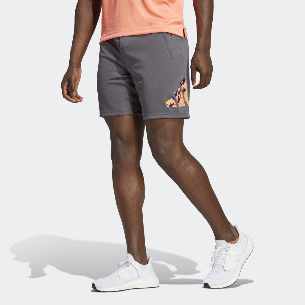 adidas Tập luyện Quần Short Tập Luyện Seasonal Train Essentials Nam Xám IB8175