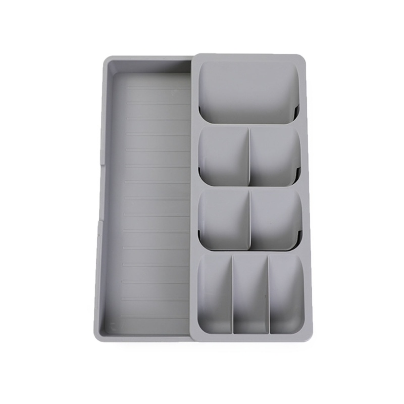 Khay Đựng Dụng Cụ Ăn Uống Có Thể Mở Rộng Sắp Xếp Gọn Gàng Cho Ngăn Kéo Nhà Bếp Cu