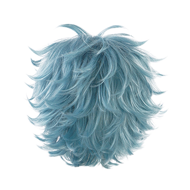 Tóc Giả Ngắn Màu Xanh Dương Họa Tiết Hoạt Hình Anime Tokyo Revengers Nahoya Kawata ​Tóc Giả Bằng Sợi Tổng Hợp Cách Nhiệt Hóa Trang Halloween