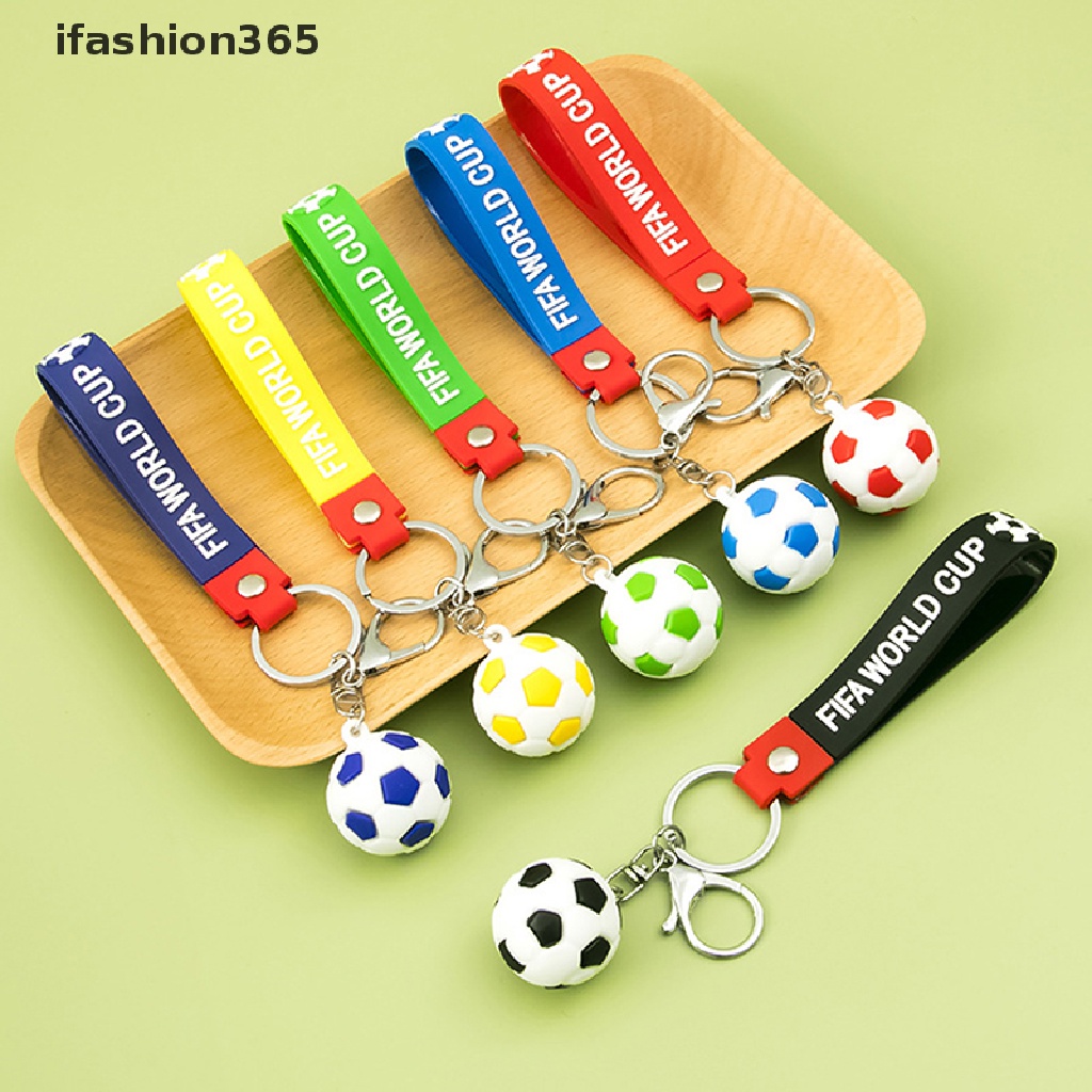 Móc Khóa Hình Quả Bóng Đá Kèm Quạt Nhỏ Xinh Thời Trang ifashion365