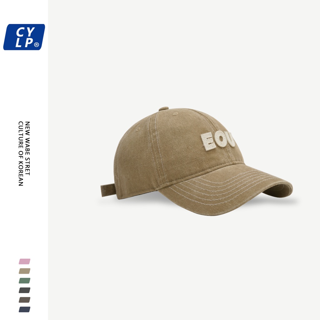 Mũ Lưỡi Trai Mềm Mại In Chữ Phong Cách Âu Mỹ Thời Trang Mùa Hè Cho Nam Và Nữ