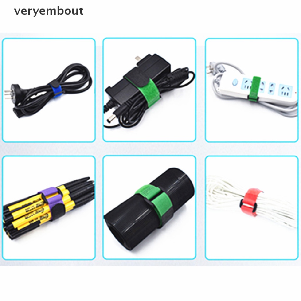 Bộ 10 Dây Buộc Cần Câu Cá Tái Sử Dụng Được Tiện Lợi