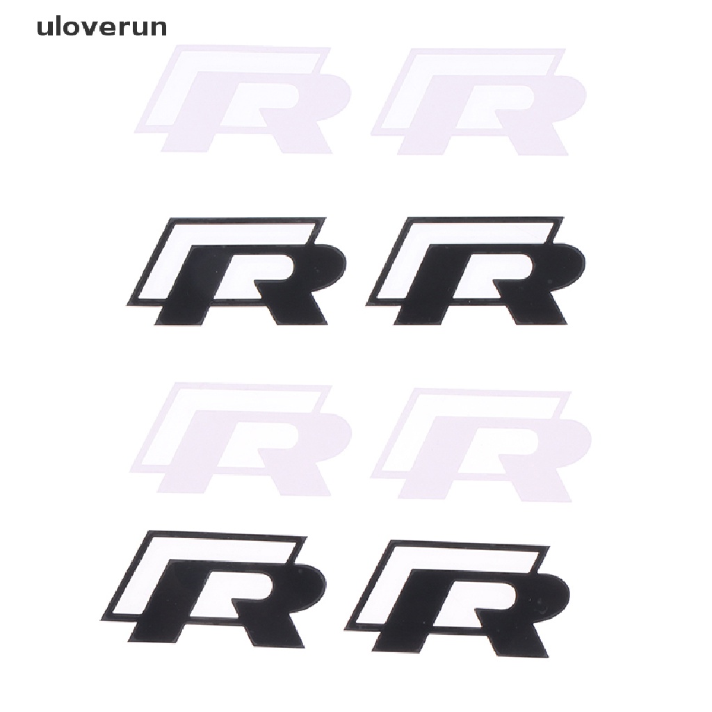 Uloverun Set 4 Đề Can Dán Trang Trí Phanh Xe GOLF R Chất Lượng Cao