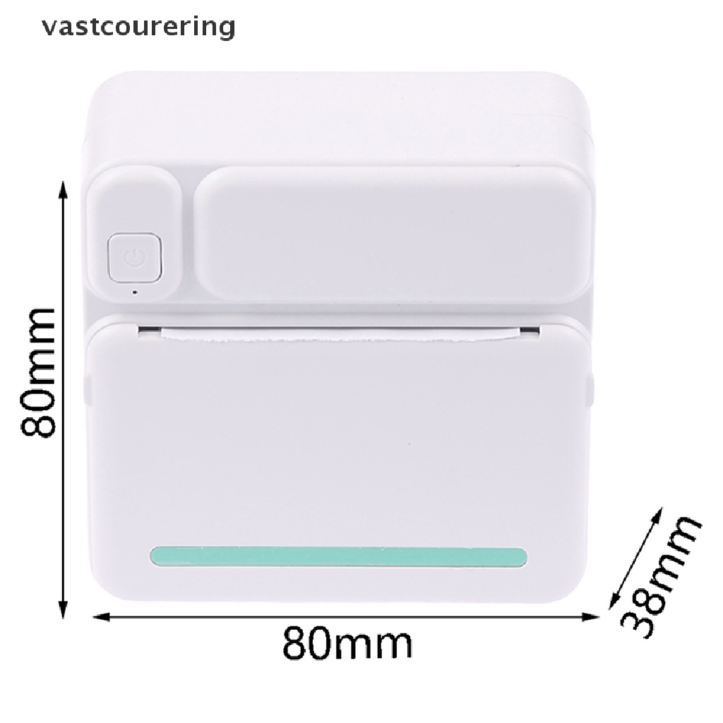 Máy In Nhiệt Không Dây Phiên Bản Tiếng Anh Vast C19 Kết Nối Ứng Dụng 200DPI