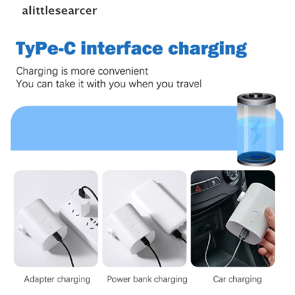 Ống Bơm Hơi Nhỏ Gọn Có Thể Sạc Lại Tiện Dụng Khi Đi Cắm Trại