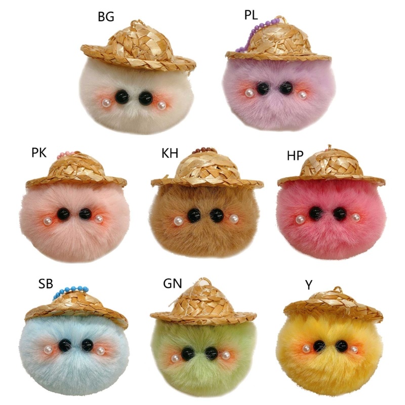 Móc Chìa Khóa Hình Yêu Tinh Nhồi Bông Mềm Mại Vui Nhộn