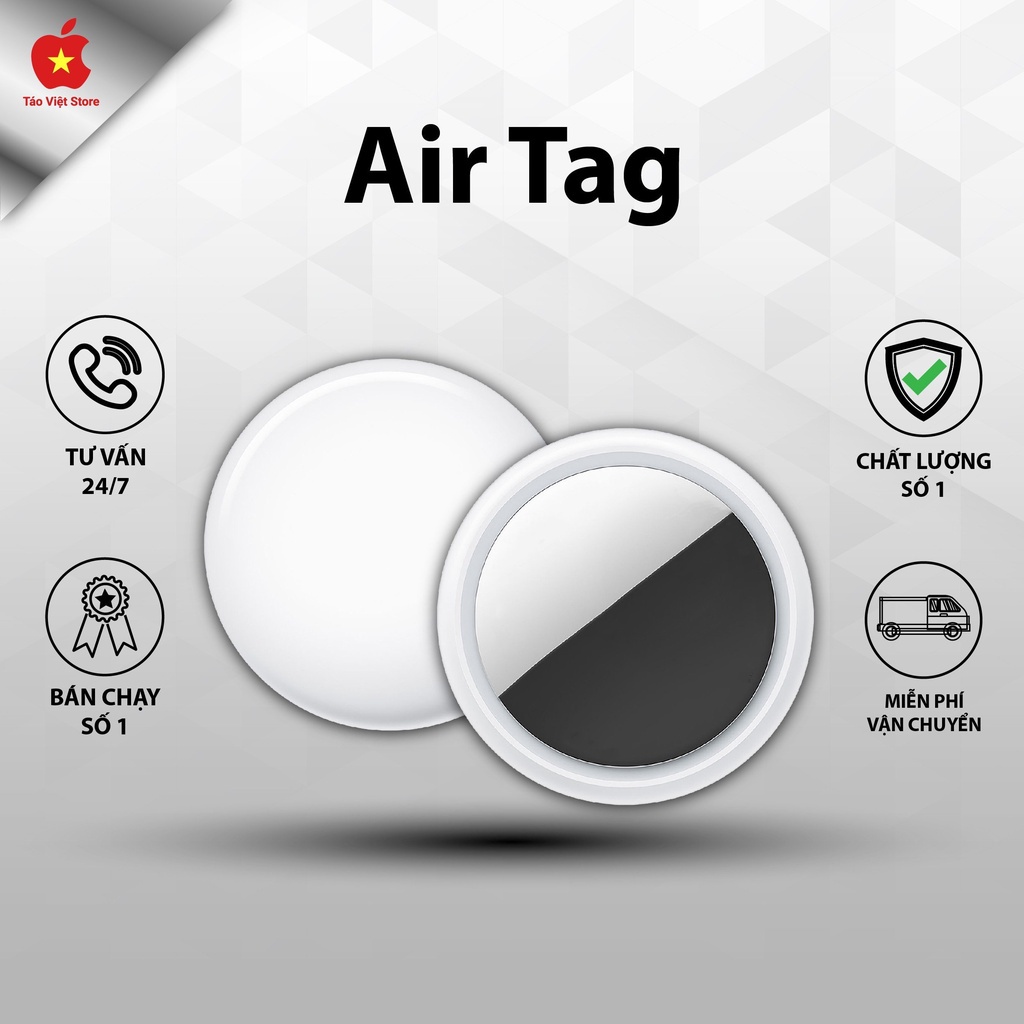 AiTAG thiết bị định vị GPS theo dõi vị trí cho thú cưng, đồ dùng cá nhân, ví, tìm xe máy, chìa khóa bảo hành 12 tháng
