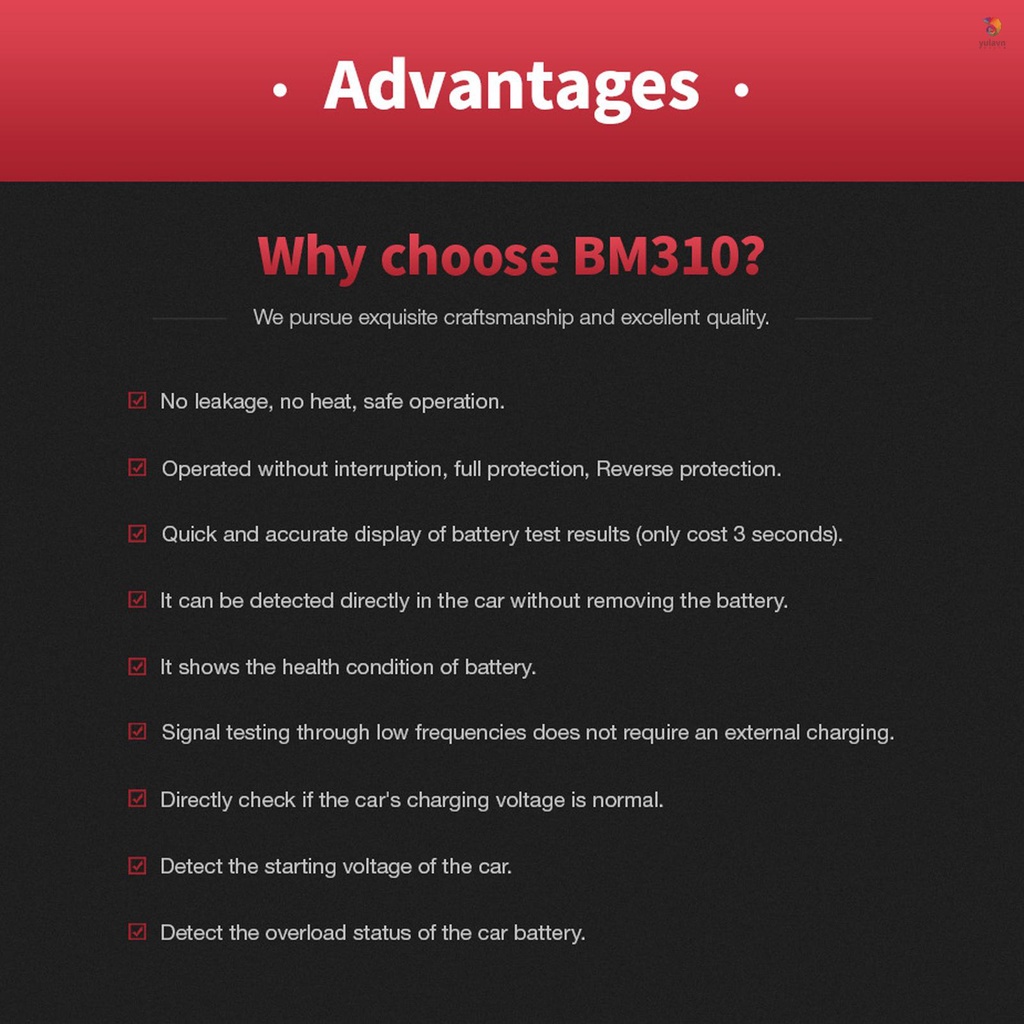 Thiết Bị Kiểm Tra Ắc Quy Xe Hơi / Xe Máy Hiển Thị Đèn LED 12V