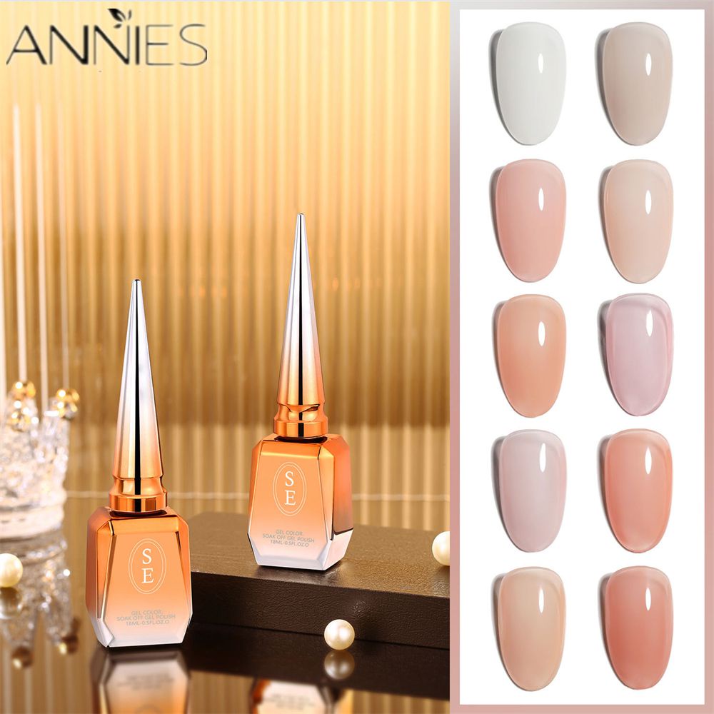 Sơn Móng Tay Gel Uv Thạch ANNIES nhiều màu sắc tùy chọn xinh xắn sấy khô bằng đèn thời trang 2023 mới đặc biệt 10 màu