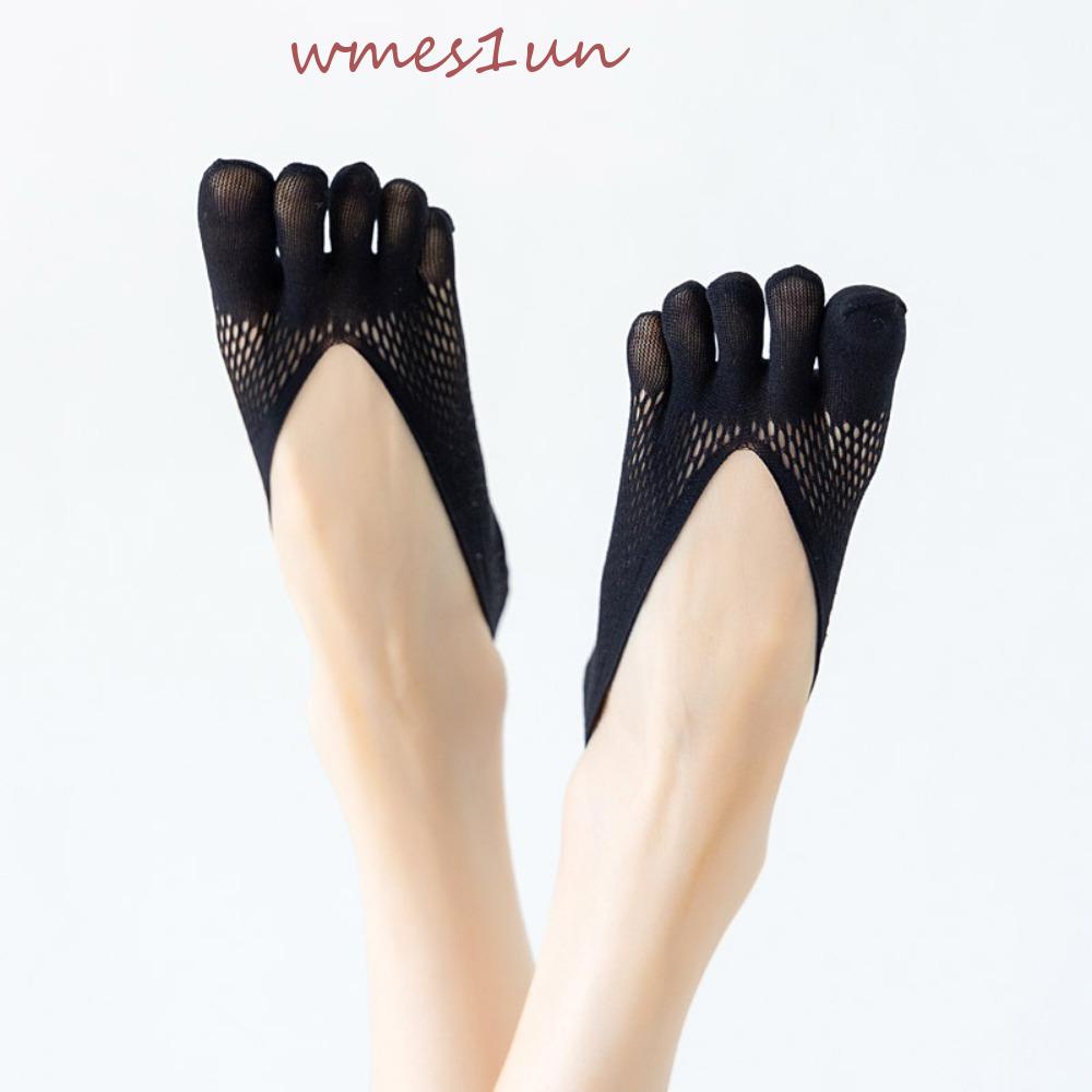 Vớ Nhung Acetate Phối Lưới Thoáng Khí Siêu Mỏng Năm Ngón WMES15H