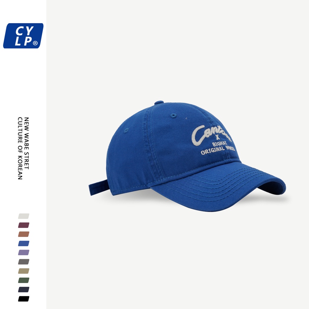 Mũ Lưỡi Trai Thêu Chữ Phong Cách Đường Phố Hàn Quốc Thời Trang