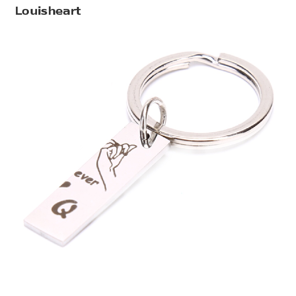 Set 2 Móc Khóa Kim Loại Khắc Chữ King Queen Cho Cặp Đôi TFG