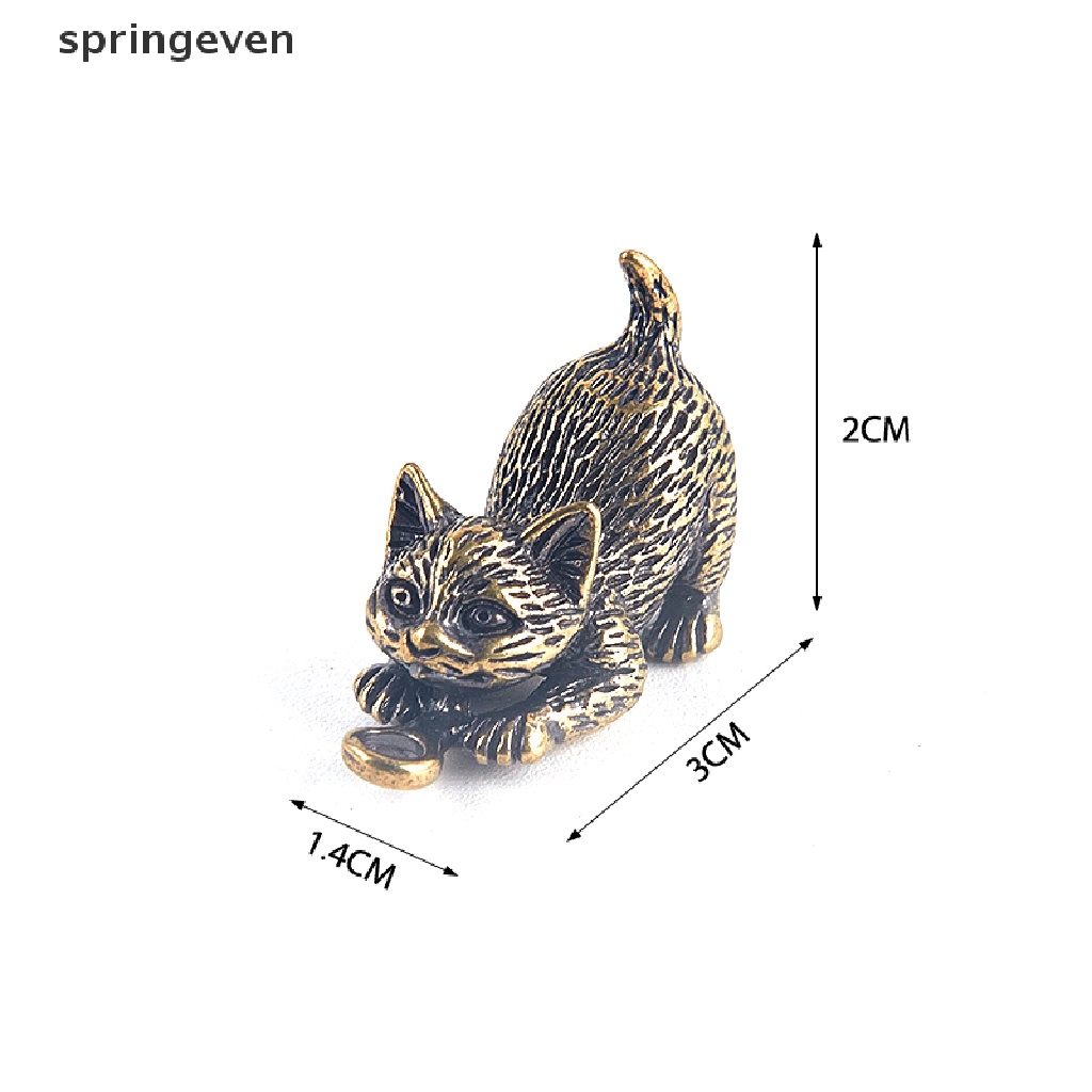 Đế Đốt Trầm Hương Bằng Đồng Thau Hình Mèo Dễ Thương