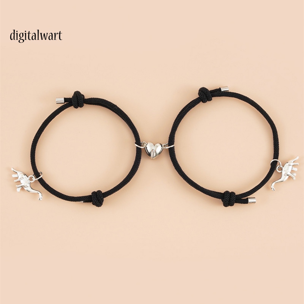 Kỹ Thuật Số| 1 Cặp Vòng Tay Từ Tính Hấp Thụ Từ Tính Cứng Chống Rơi Vỡ / Mồ Hôi Có Thể Điều Chỉnh 3D