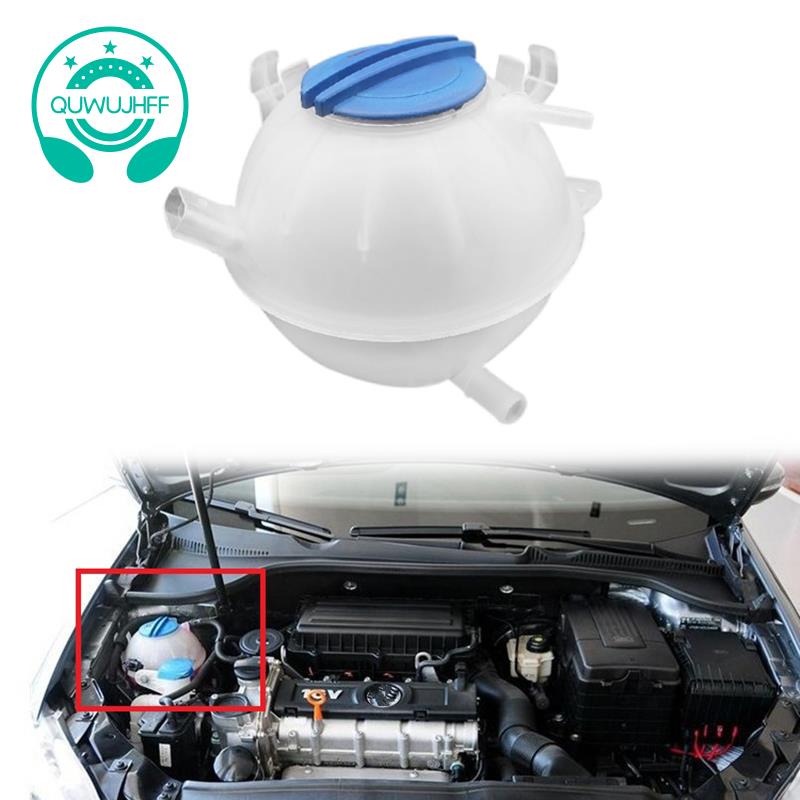 Bình Chứa Nước Làm Mát Kèm Nắp Đậy Cho Jetta MK5 Golf MK6 TIGUAN Passat CC Beetle Eos A3 TT 1K0121407A
