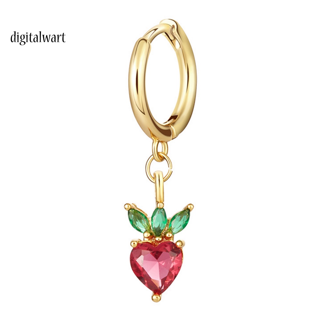 Kỹ Thuật Số| 1 Khuyên Tai Vòng Lủng Lẳng Đính Đá Hình Chùm Nho Nhiều Màu Trang Sức Hằng