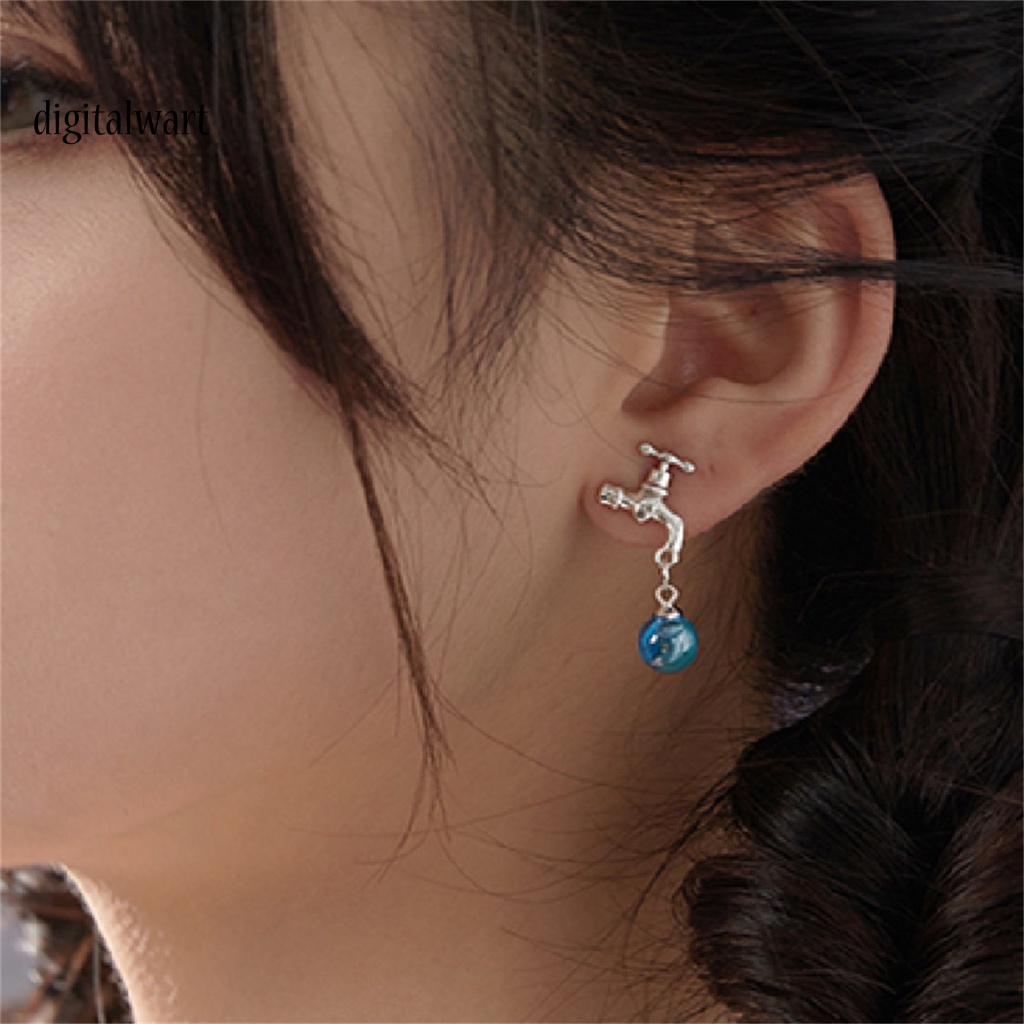 Kỹ Thuật Số| 1 Đôi Bông Tai Hợp Kim Đính Pha Lê Nhân Tạo Phong Cách Vintage Thời Trang