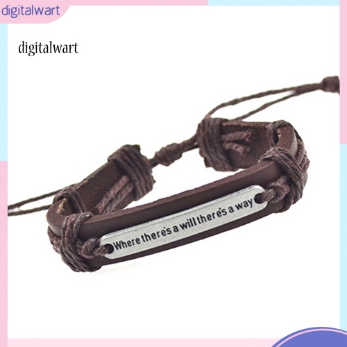 Kỹ Thuật Số| Vòng Đeo Tay Giả Da Thời Trang Cá Tính Cho Nam / Nữ