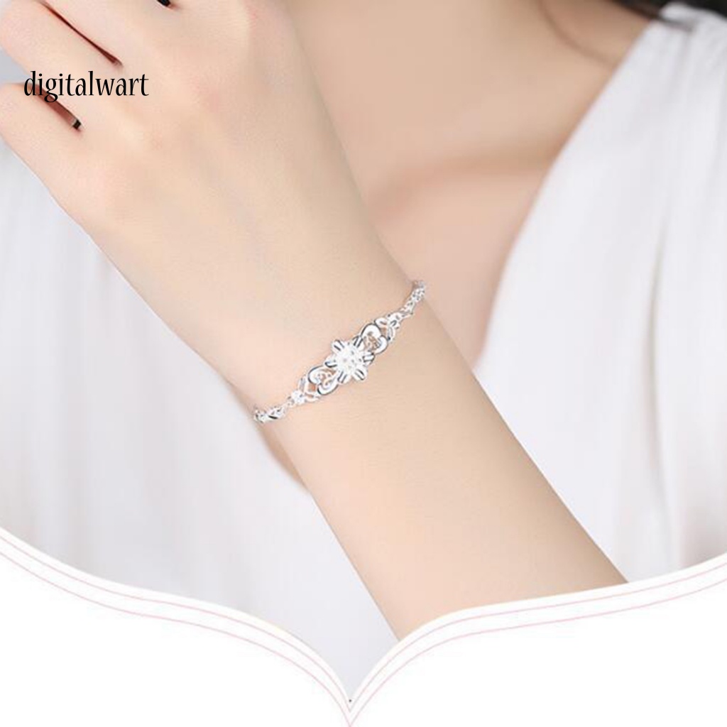 Kỹ Thuật Số| Vòng Đeo Tay Họa Tiết Hoa Thanh Lịch Dễ Phối Đồ Thời Trang Cho Nữ