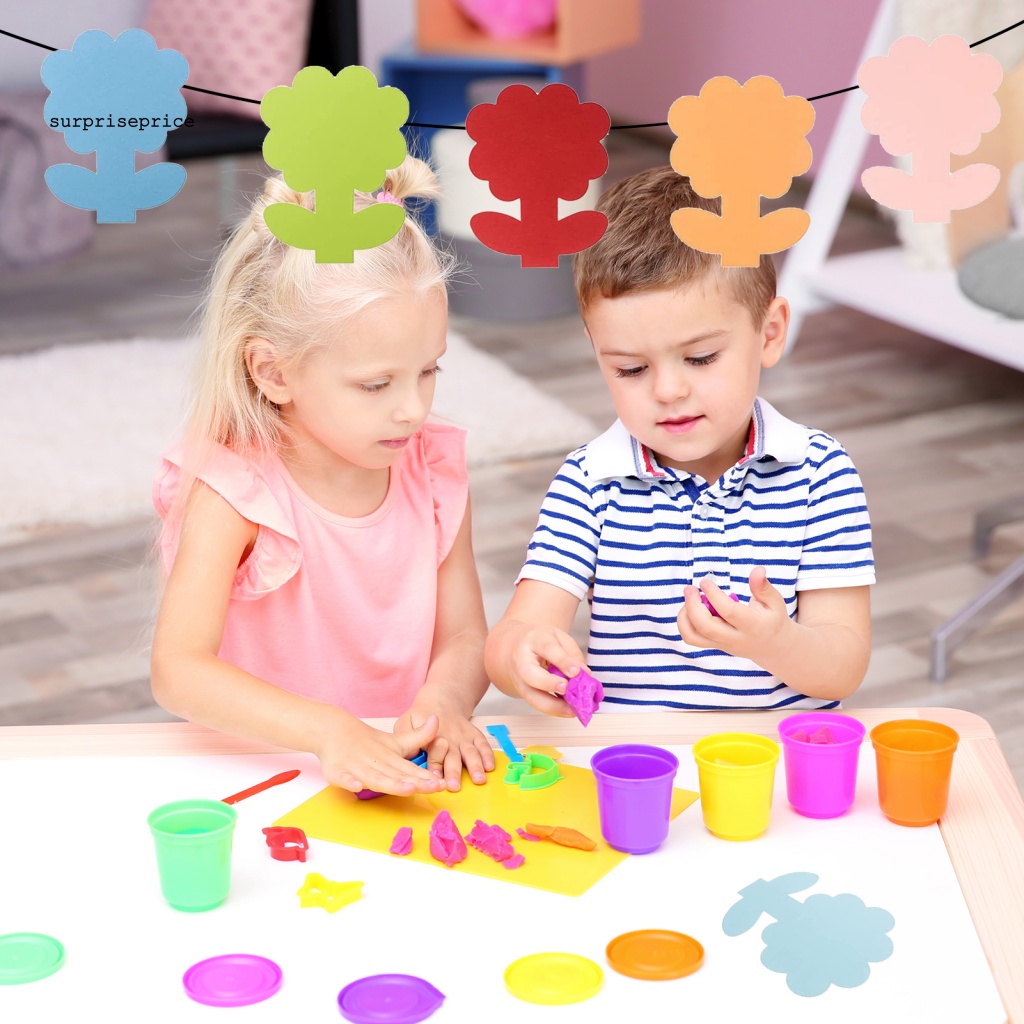 Spa Bộ 35 Bông Hoa Giấy Cắt Mắt Thủ Công DIY Tinh Tế Cắt Tỉa Thủ Công Làm Quà Tặng Sinh Nhật Trường Học Cho Bé