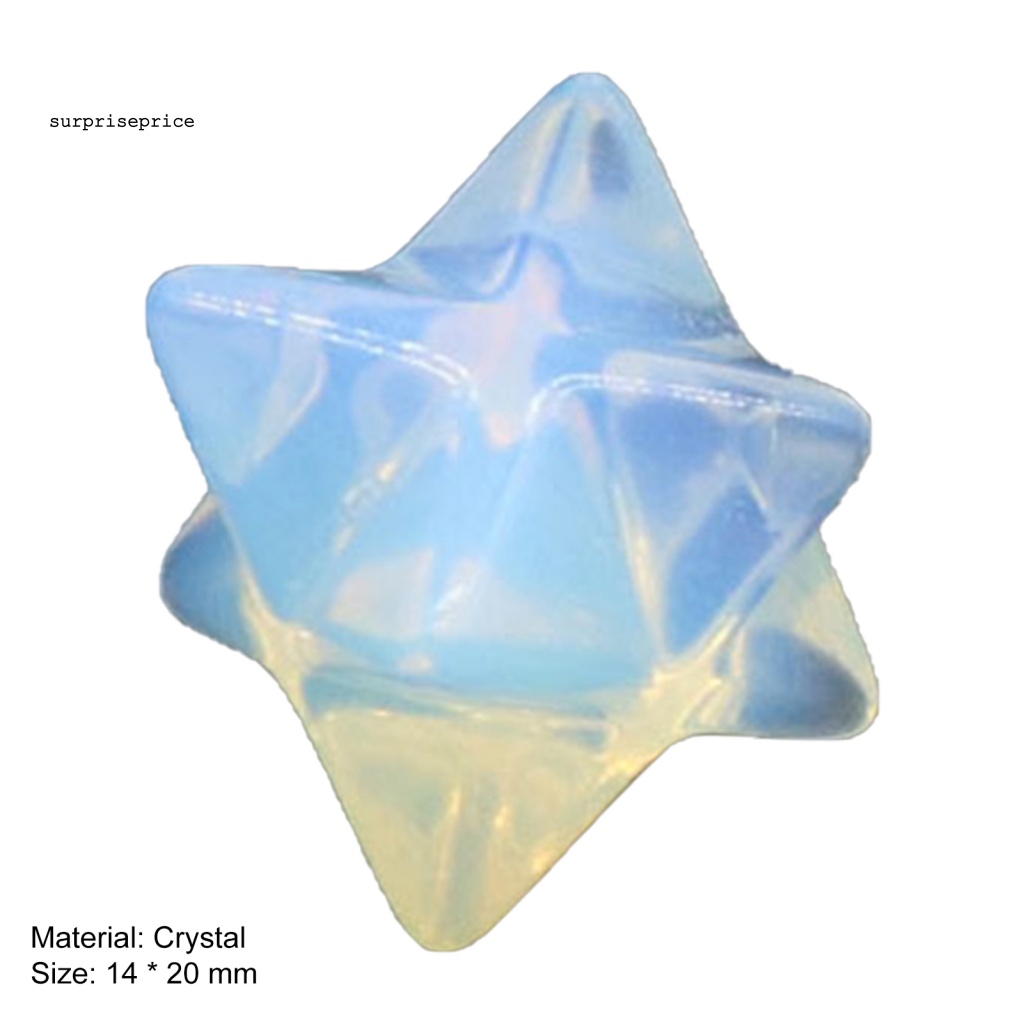 Spa Tượng Ngôi Sao Đá Lục Giác Chạm Khắc Đánh Bóng Trang Trí Nhà Cửa