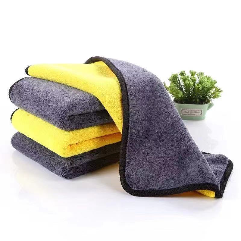 Khăn Lau Xe Hơi Chất Liệu microfiber 3D Thấm Hút Nước Tốt Kích Thước 30X30Cm
