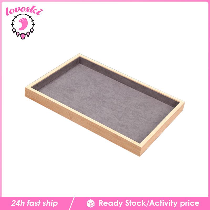 Khay Gỗ Trưng Bày Trang Sức Tiện Dụng Giá Đỡ